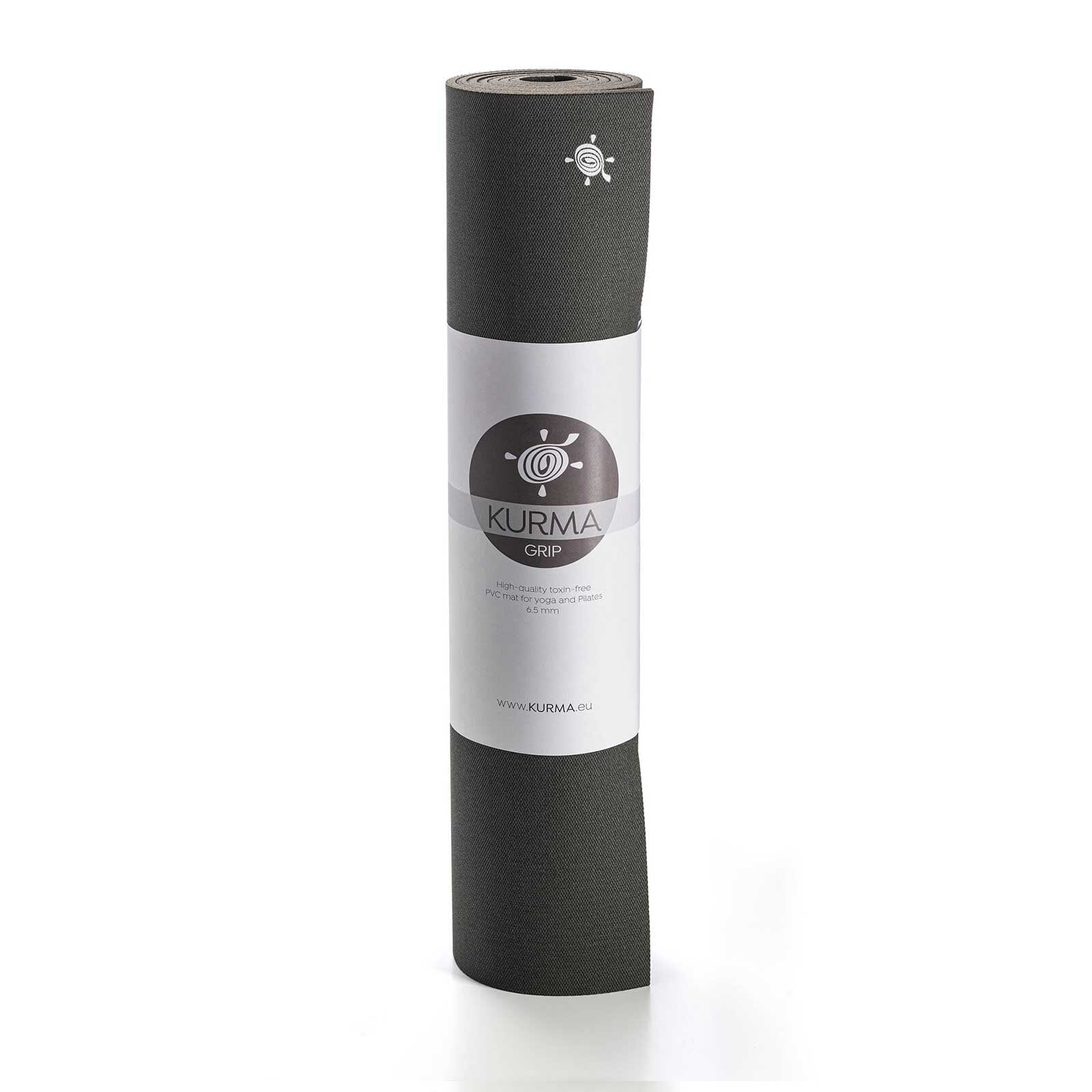 Yogamatte KURMA BLACK CORE anthrazit/schwarz 200 x 66 x 0,65 cm