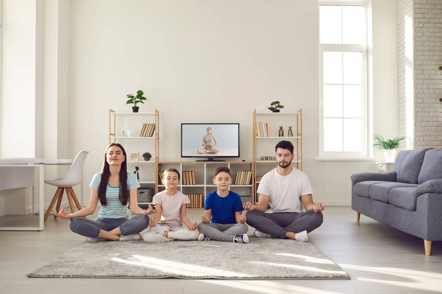 Familien Yoga