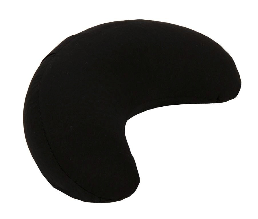 Glückssitz® MOND - regional hergestellt schwarz 40 x 17 x 12 cm Buchweizenschalen