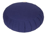 Meditationskissen / Yogakissen Zafu BASIC mit ZIP dunkelblau 31 x 31 x 15 cm Buchweizenschalen