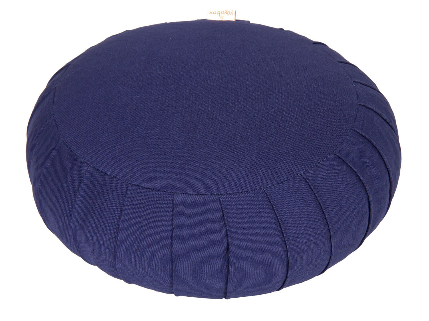 Meditationskissen / Yogakissen Zafu BASIC mit ZIP dunkelblau 31 x 31 x 15 cm Buchweizenschalen