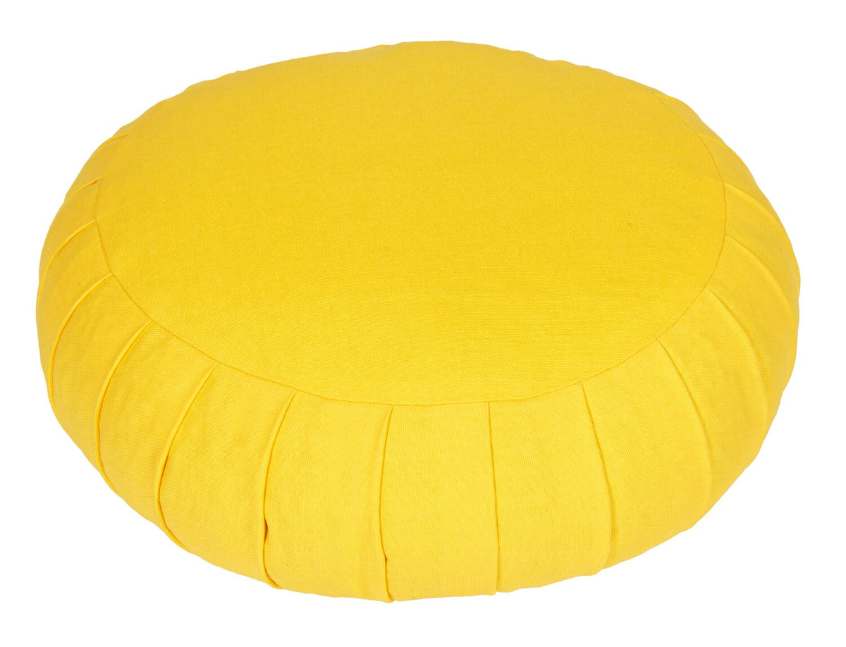 Meditationskissen / Yogakissen Zafu BASIC mit ZIP dotter 31 x 31 x 15 cm Buchweizenschalen