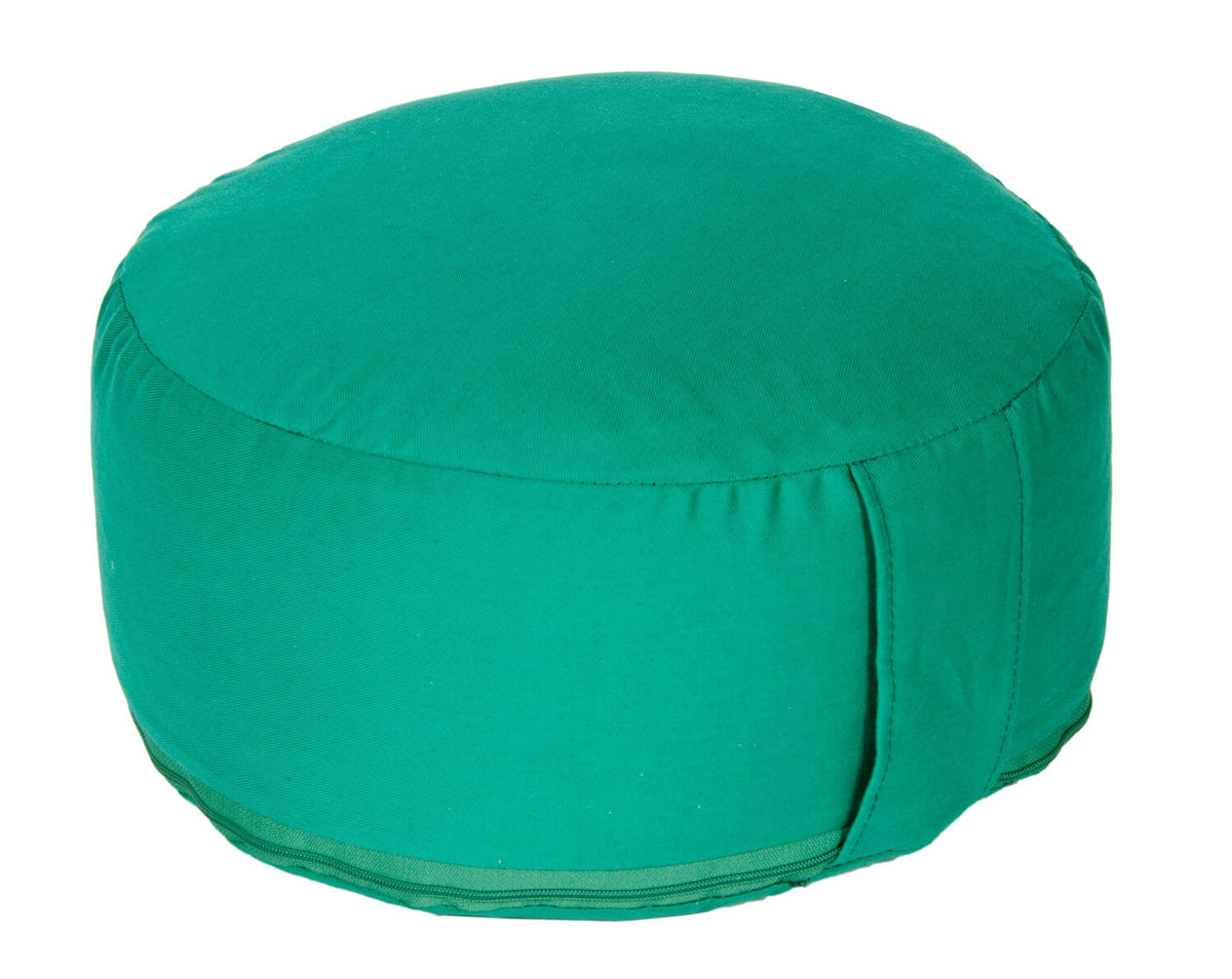 Yogakissen Glückssitz® Classic D - regional hergestellt grün 30 x 30 x 13 cm Buchweizenschalen