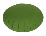 Meditationskissen / Yogakissen Zafu BASIC mit ZIP olivgrün 31 x 31 x 15 cm Buchweizenschalen