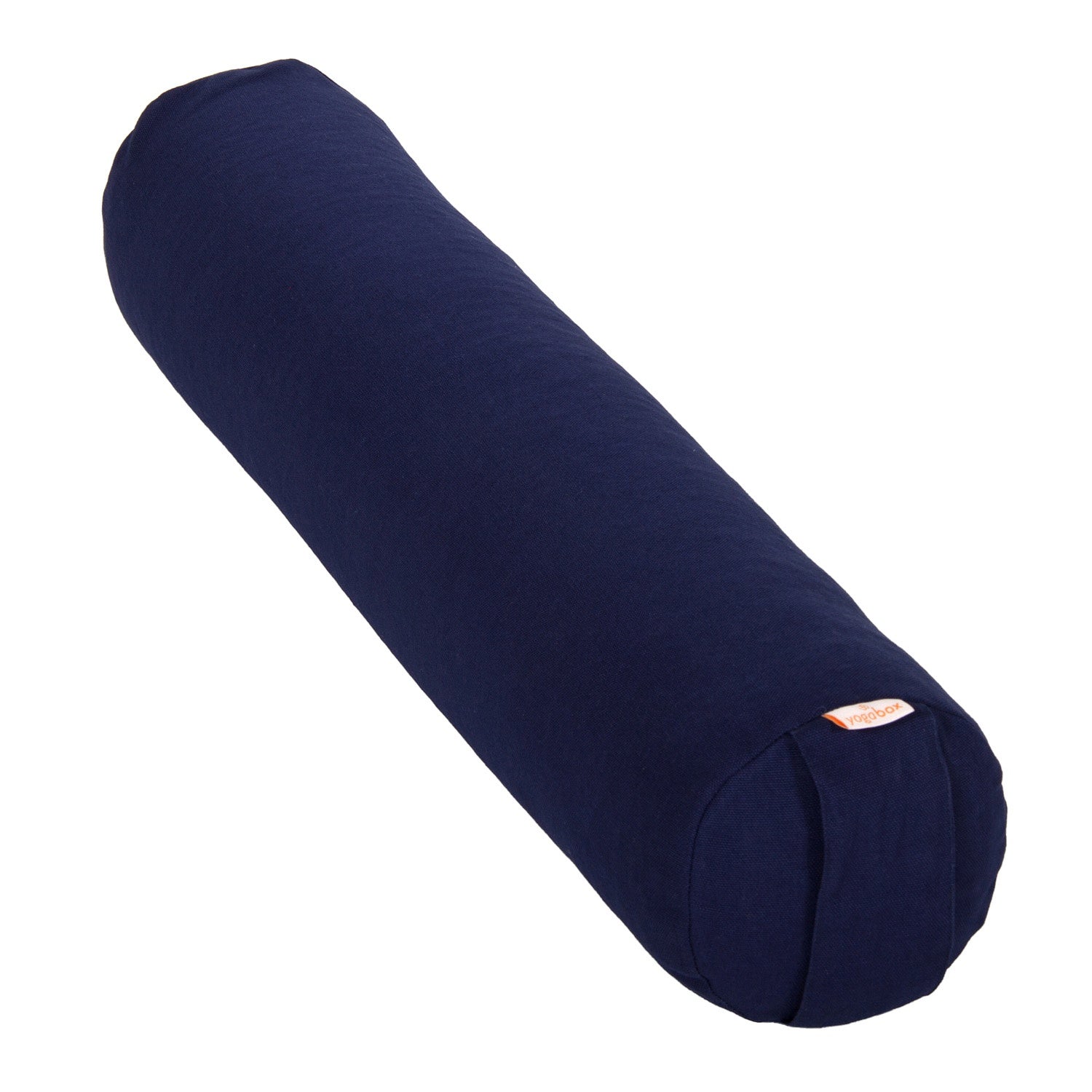 Yoga und Pilates Bolster / Yogarolle BASIC small dunkelblau 65 x 15 x 15 cm Buchweizenschalen