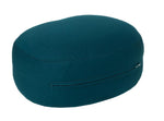 Glückssitz® Yogakissen OVAL - regional hergestellt petrol 30 x 23 x 15 cm Buchweizenschalen