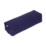 Yoga und Pilates Rechteckbolster BASIC dunkelblau 60 x 20 x 14 cm Buchweizenschalen
