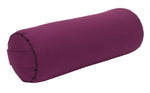 Yoga und Pilates Bolster / Yogarolle D - regional hergestellt aubergine 65 x 22 x 22 cm Buchweizenschalen