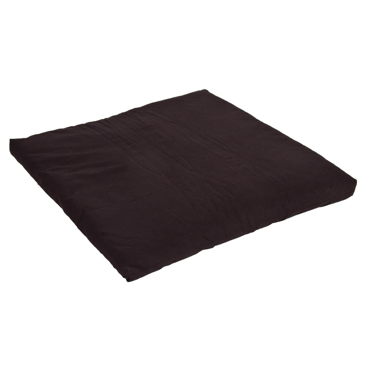 Zabuton / Meditationsunterlage BASIC schwarz 80 x 80 x 5 cm Baumwollvlies