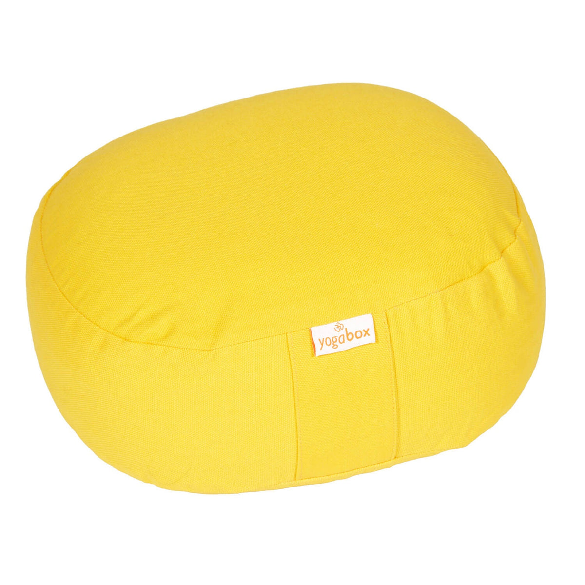 Yogilino® Reise Meditationskissen mini oval BASIC dotter 26 x 21 x 9 cm Buchweizenschalen