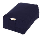 VIPASSANA Kissen mini dunkelblau 22 x 13 x 8 cm Buchweizenschalen