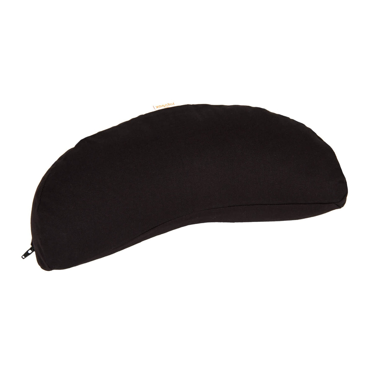 Yogakissen Halbmond BASIC schwarz 40 x 17 x 12 cm Buchweizenschalen