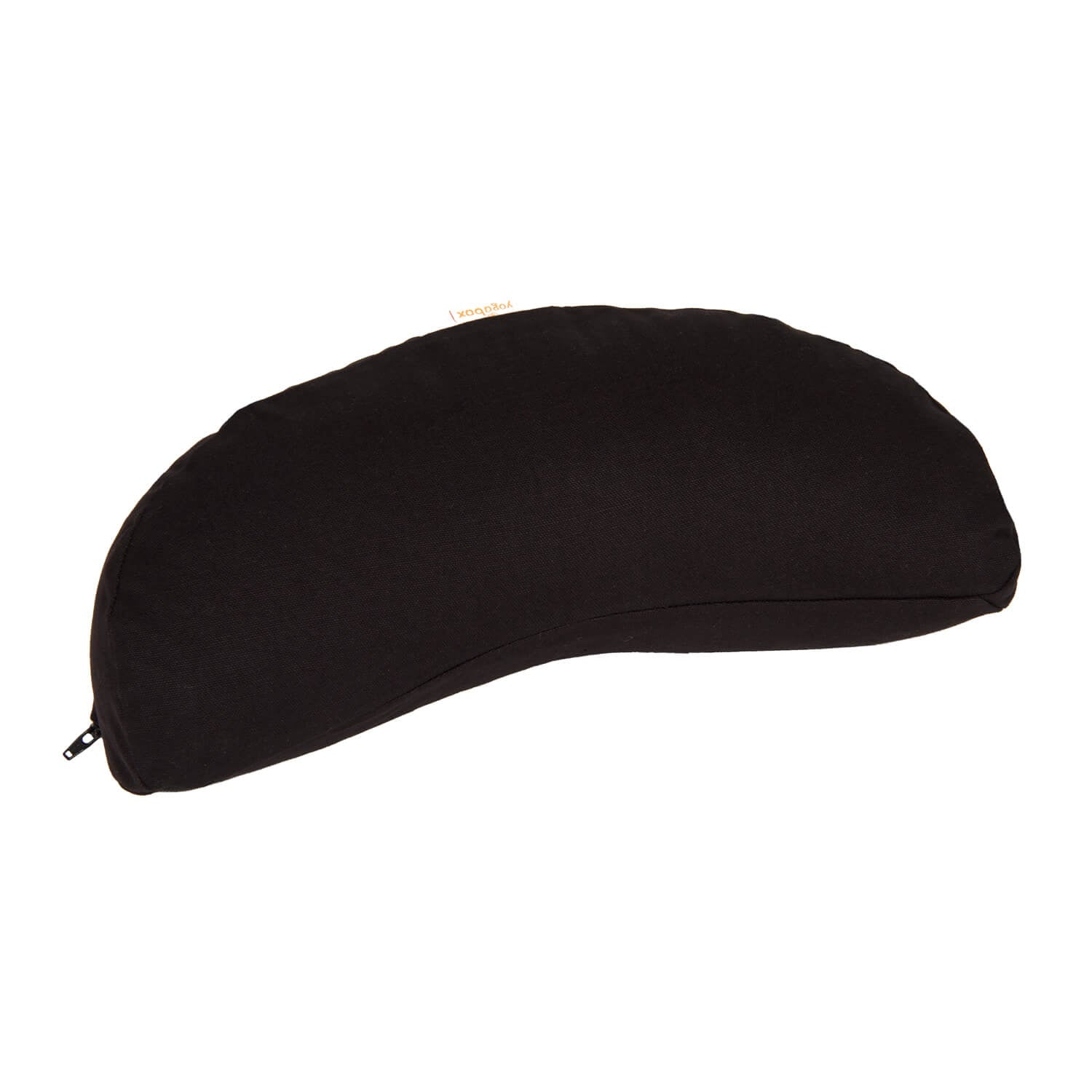 Yogakissen Halbmond BASIC schwarz 40 x 17 x 12 cm Buchweizenschalen