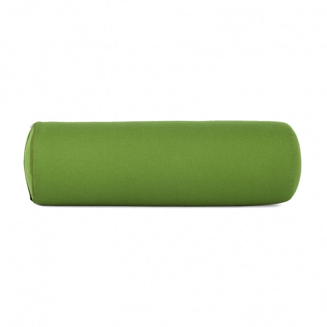 Yoga und Pilates Bolster / Yogarolle BASIC olive 65 x 22 x 22 cm Buchweizenschalen