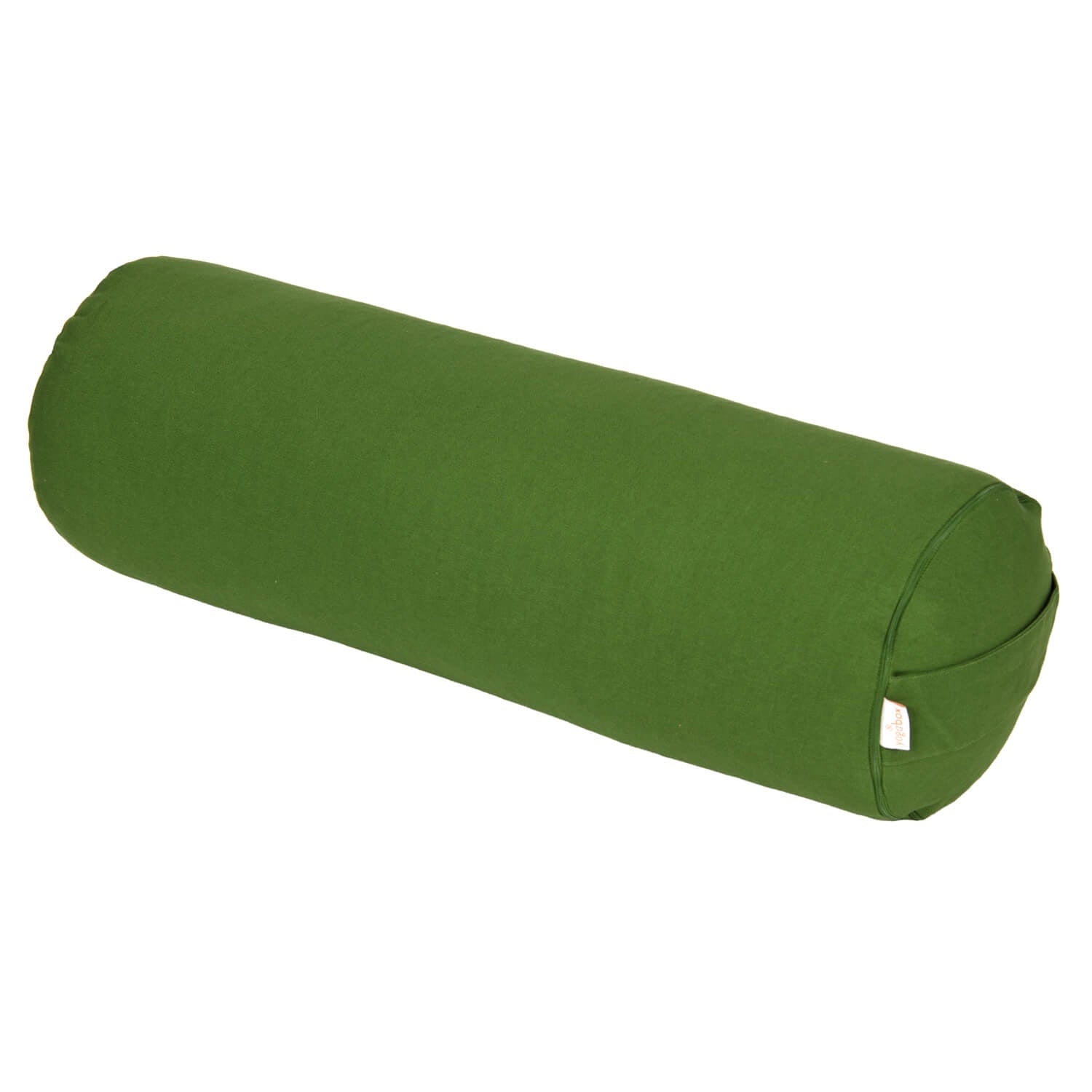 Yoga und Pilates Bolster / Yogarolle BASIC olive 65 x 22 x 22 cm Buchweizenschalen