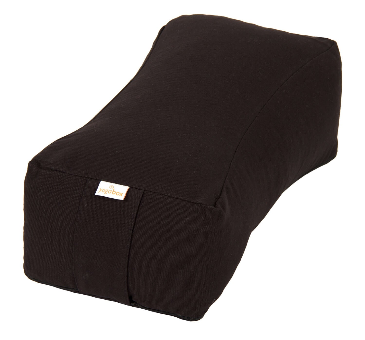 Meditationskissen SQUARE schwarz 38 x 20 x 13 cm Buchweizenschalen