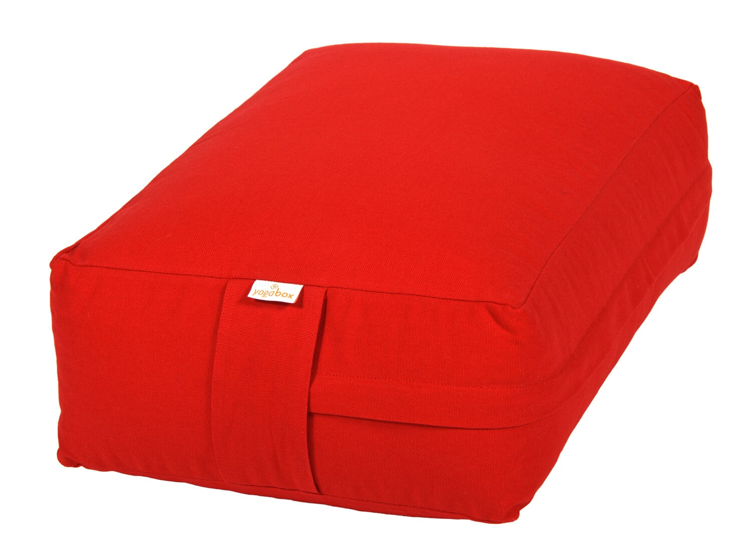VIPASSANA Kissen XL rot 45 x 33 x 14 cm Buchweizenschalen