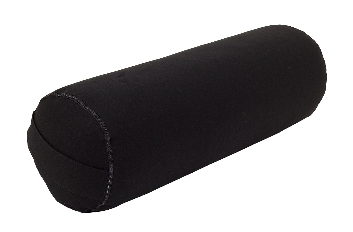 Yoga und Pilates Bolster / Yogarolle D - regional hergestellt schwarz 65 x 22 x 22 cm Buchweizenschalen