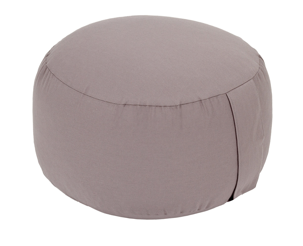 Yogakissen Glückssitz® Basic small D - regional hergestellt grau 26 x 26 x 14 cm Buchweizenschalen