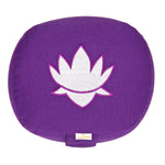 Yogakissen oval Lotus Stick BASIC lila 28 x 23 x 13 cm Buchweizenschalen