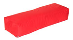 Yoga und Pilates Rechteckbolster D - regional hergestellt rot 60 x 20 x 14 cm Buchweizenschalen