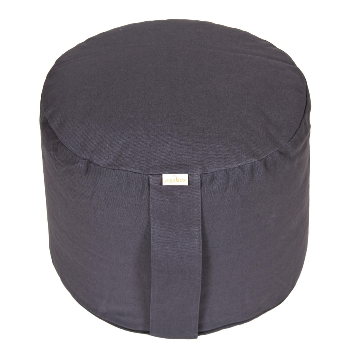 Meditationskissen Rondo Big BASIC grau 35 x 35 x 25 cm Buchweizenschalen