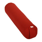 Yoga und Pilates Bolster / Yogarolle BASIC small bordeaux 65 x 15 x 15 cm Buchweizenschalen