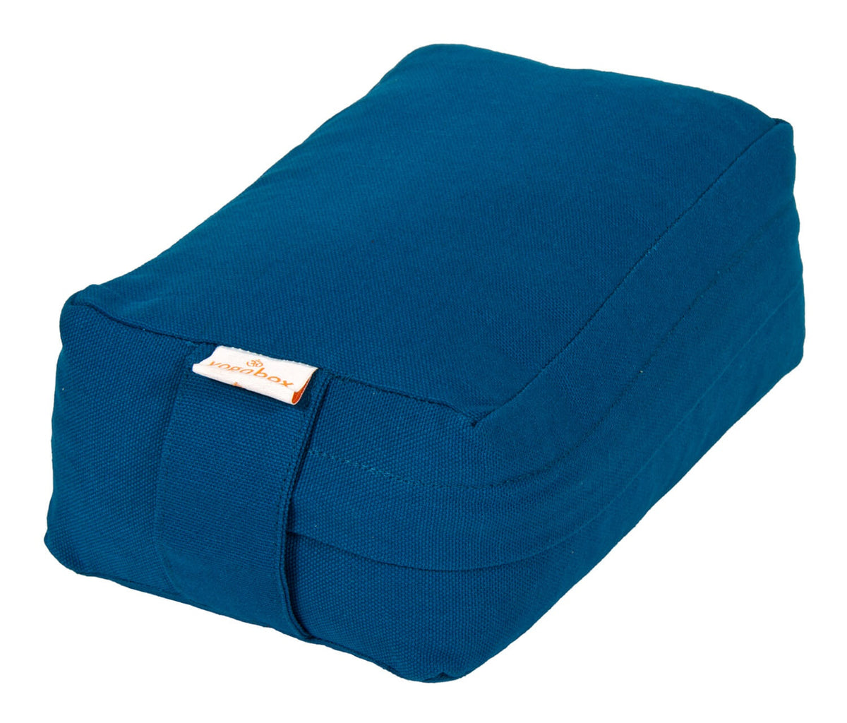 VIPASSANA Kissen mini petrol 22 x 13 x 8 cm Buchweizenschalen