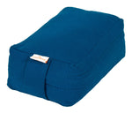 VIPASSANA Kissen mini petrol 22 x 13 x 8 cm Buchweizenschalen