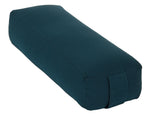 Yoga und Pilates Rechteckbolster D - regional hergestellt petrol 60 x 20 x 14 cm Buchweizenschalen