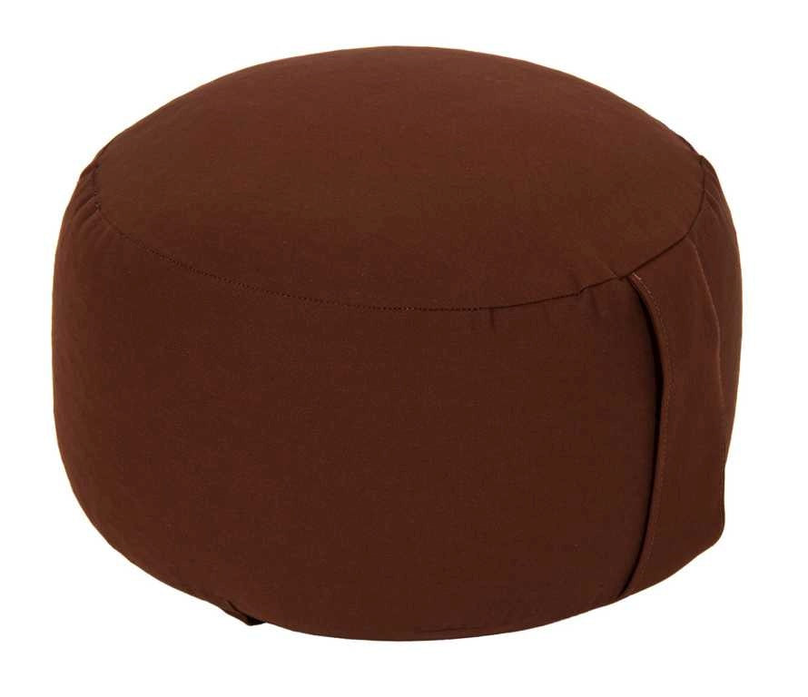 Yogakissen Glückssitz® Basic small D - regional hergestellt braun 26 x 26 x 14 cm Buchweizenschalen