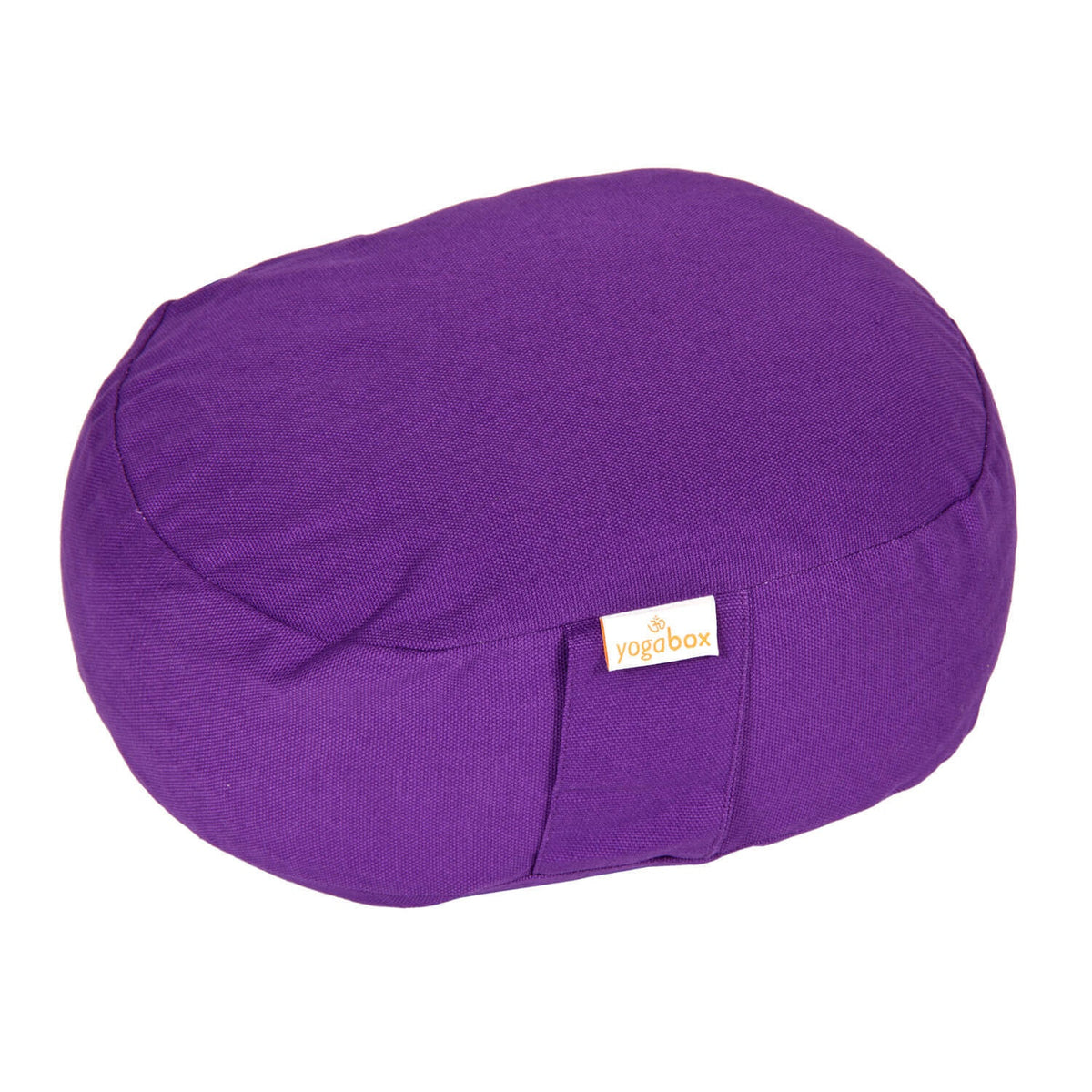 Yogilino® Reise Meditationskissen mini oval BASIC lila 26 x 21 x 9 cm Buchweizenschalen
