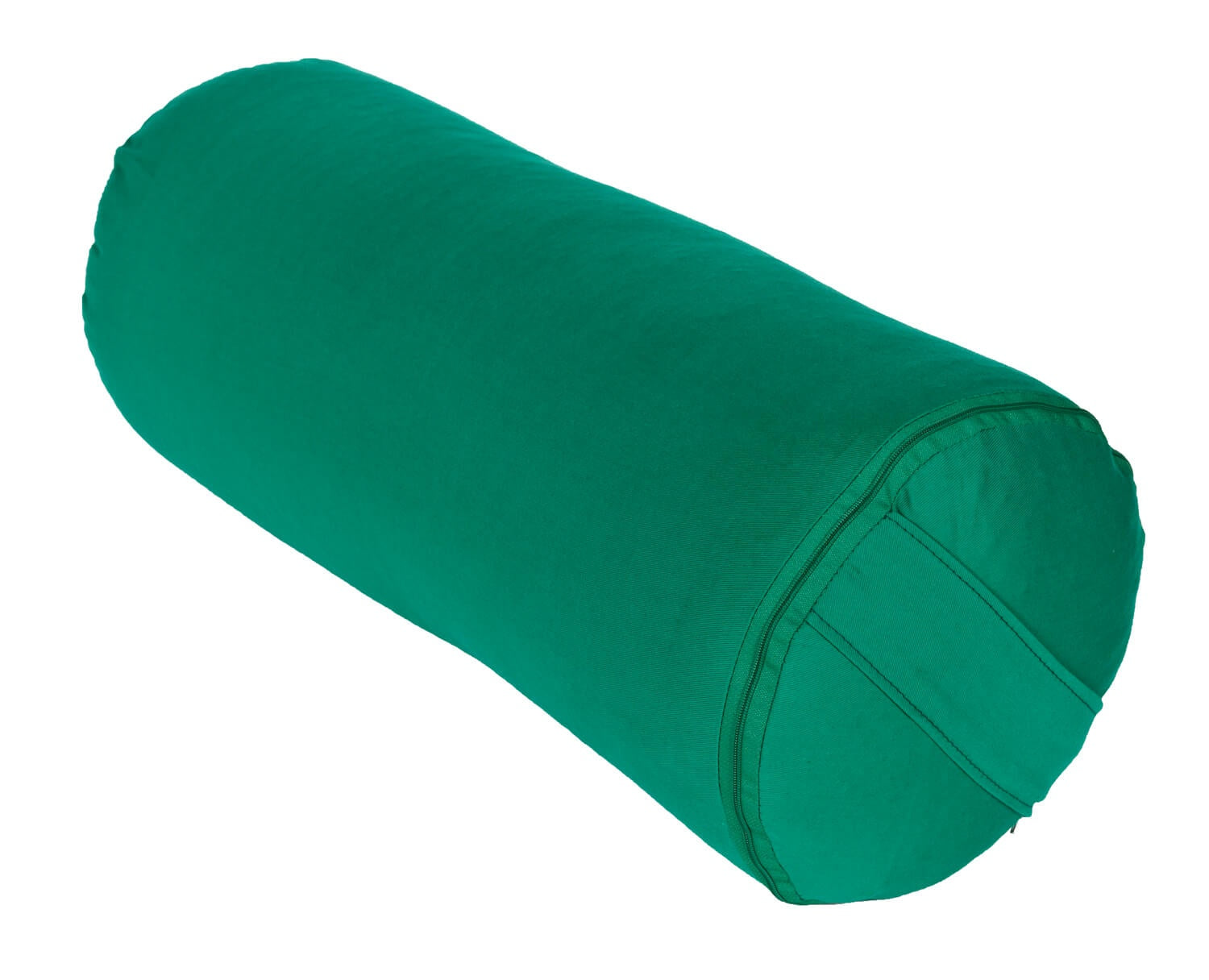 Yoga und Pilates Bolster / Yogarolle D - regional hergestellt grün 65 x 22 x 22 cm Buchweizenschalen