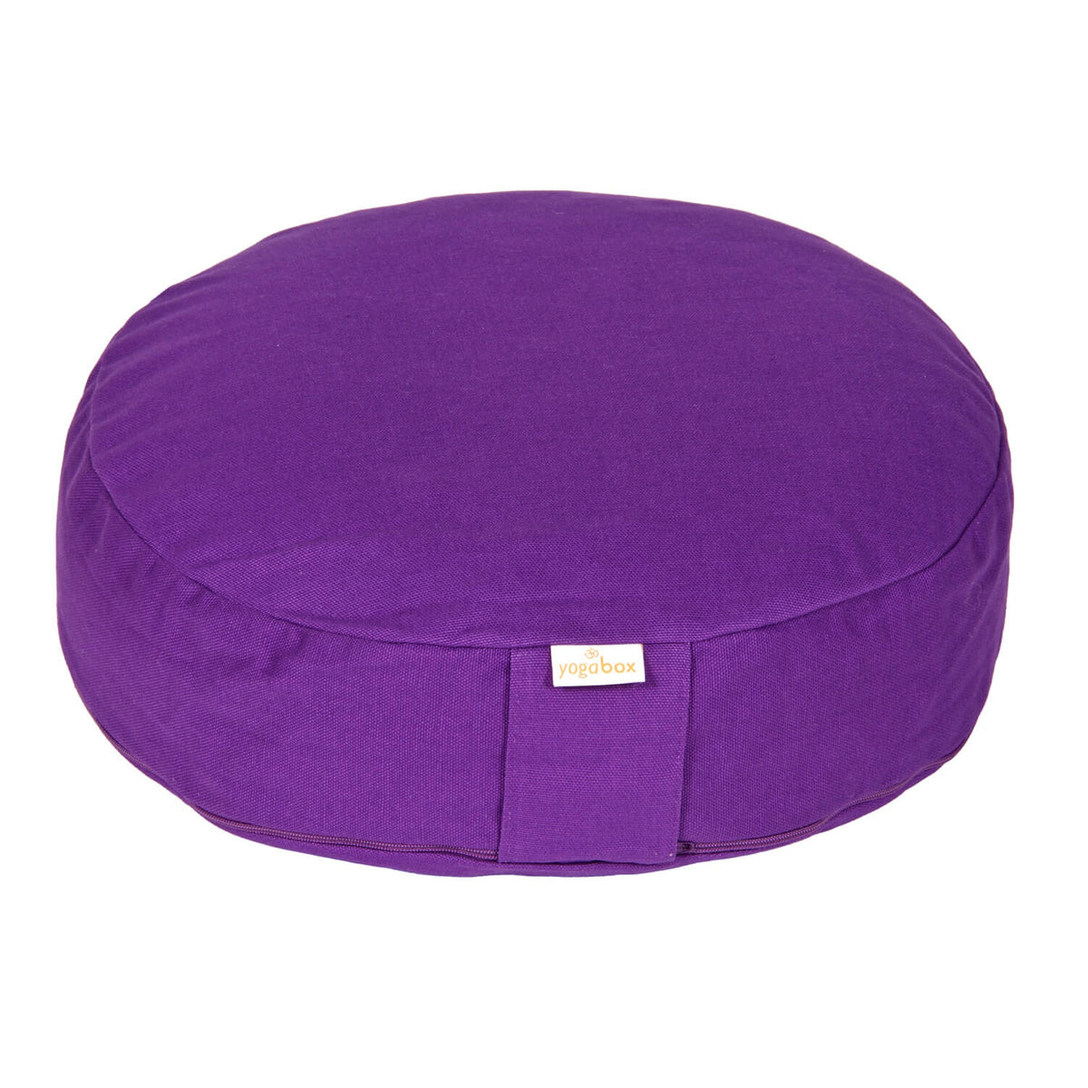Meditationskissen BASIC extra FLACH lila 35 x 35 x 8 cm Buchweizenschalen