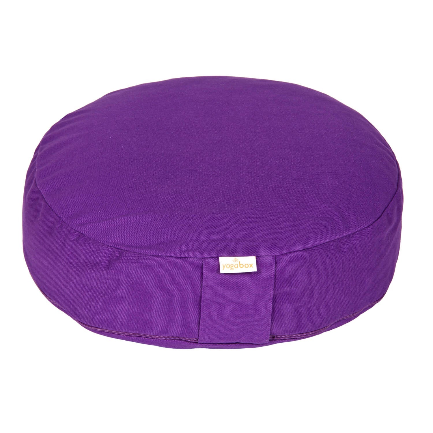 Meditationskissen BASIC extra FLACH lila 35 x 35 x 8 cm Buchweizenschalen