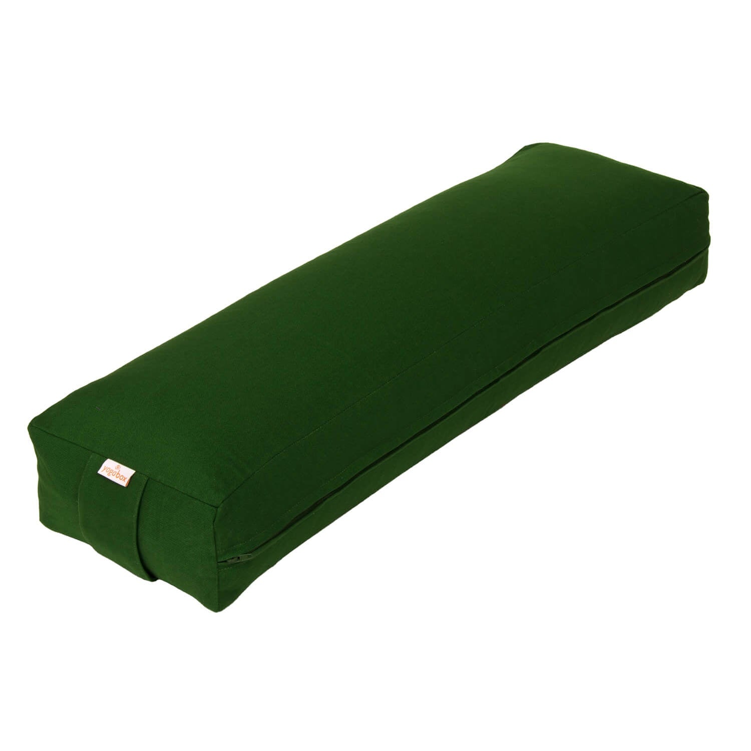 Pranayama Kissen BASIC Olivgrün 70 x 20 x 10 cm Buchweizenschalen