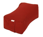 Meditationskissen SQUARE bordeaux 38 x 20 x 13 cm Buchweizenschalen