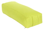 Yoga und Pilates Rechteckbolster D - regional hergestellt lindgrün 60 x 20 x 14 cm Buchweizenschalen