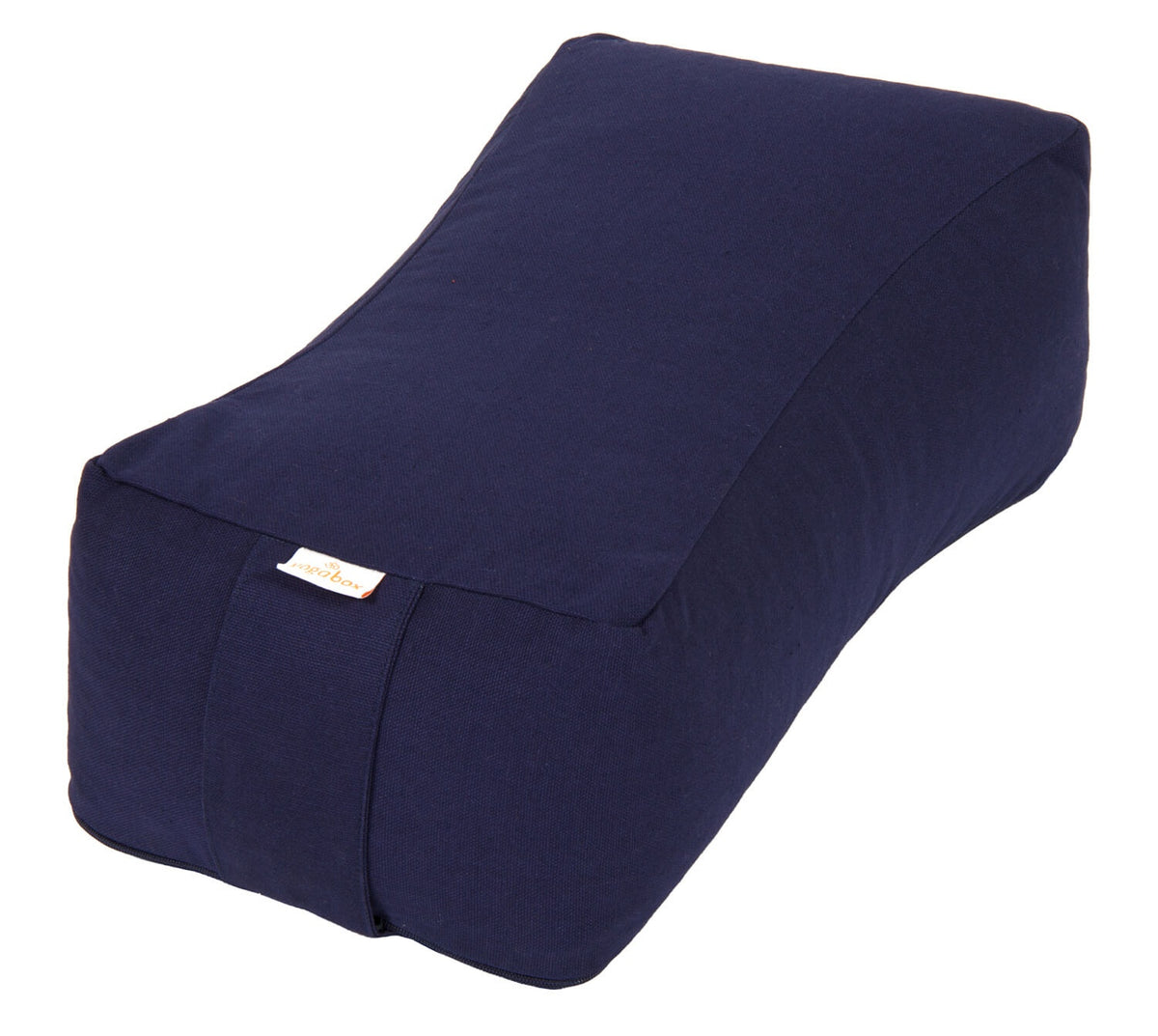 Meditationskissen SQUARE dunkelblau 38 x 20 x 13 cm Buchweizenschalen