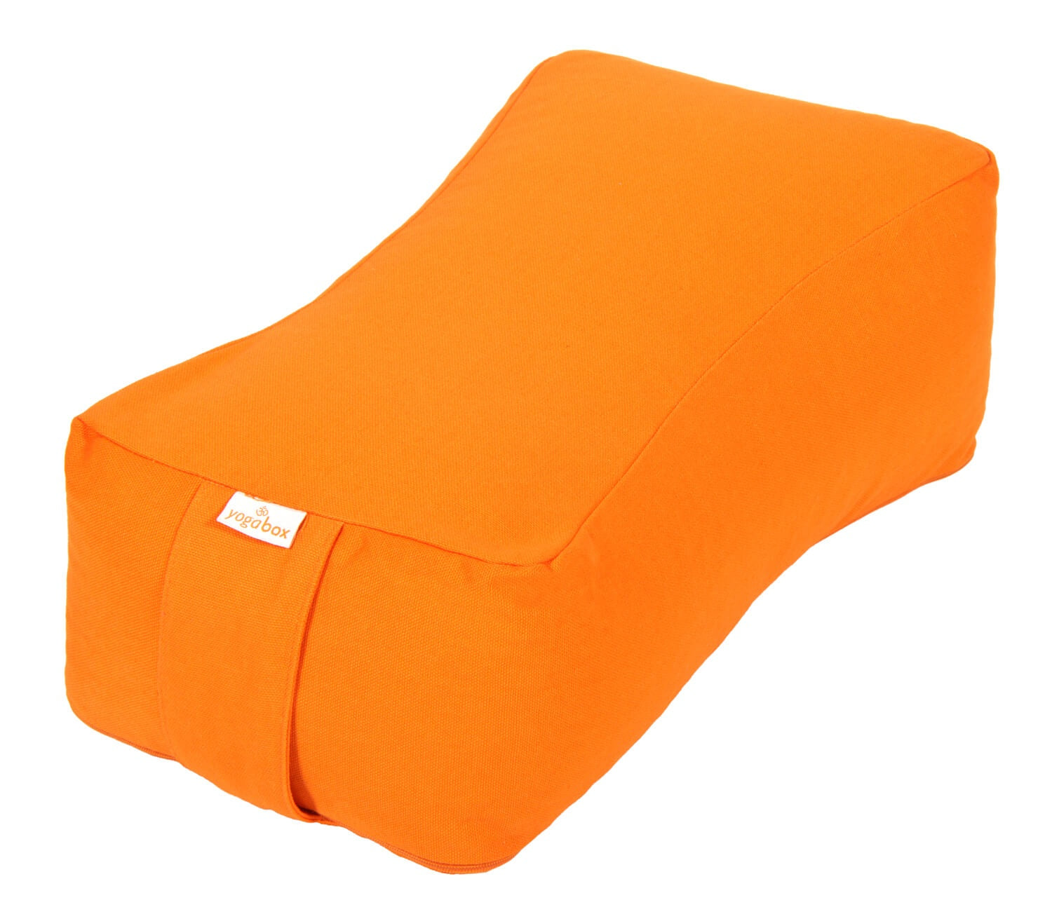 Meditationskissen SQUARE orange 38 x 20 x 13 cm Buchweizenschalen