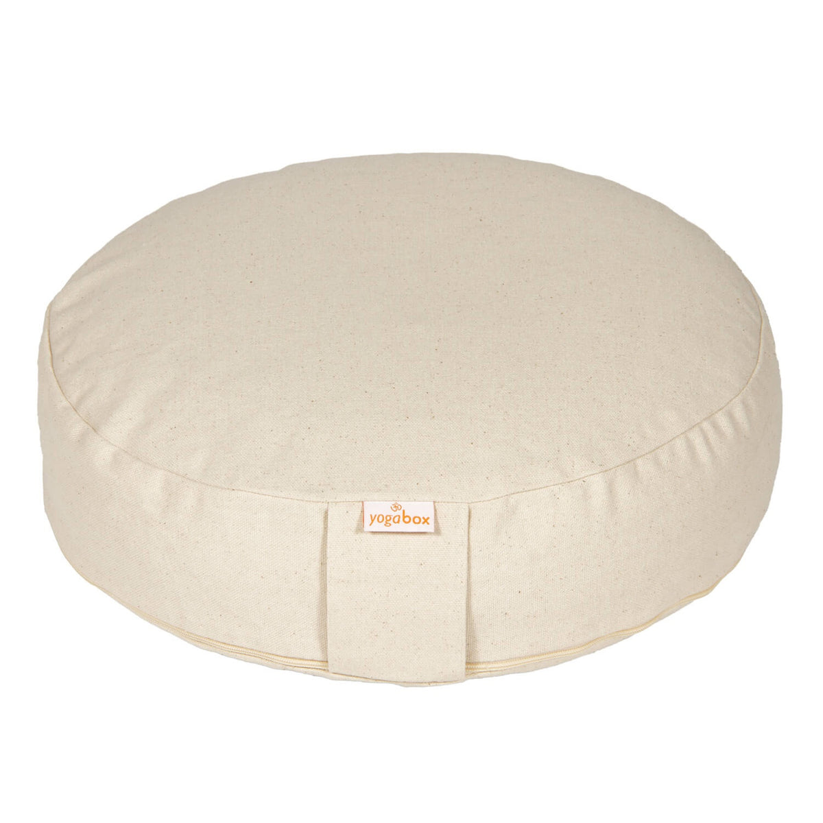 Meditationskissen BASIC extra FLACH natur 35 x 35 x 8 cm Buchweizenschalen
