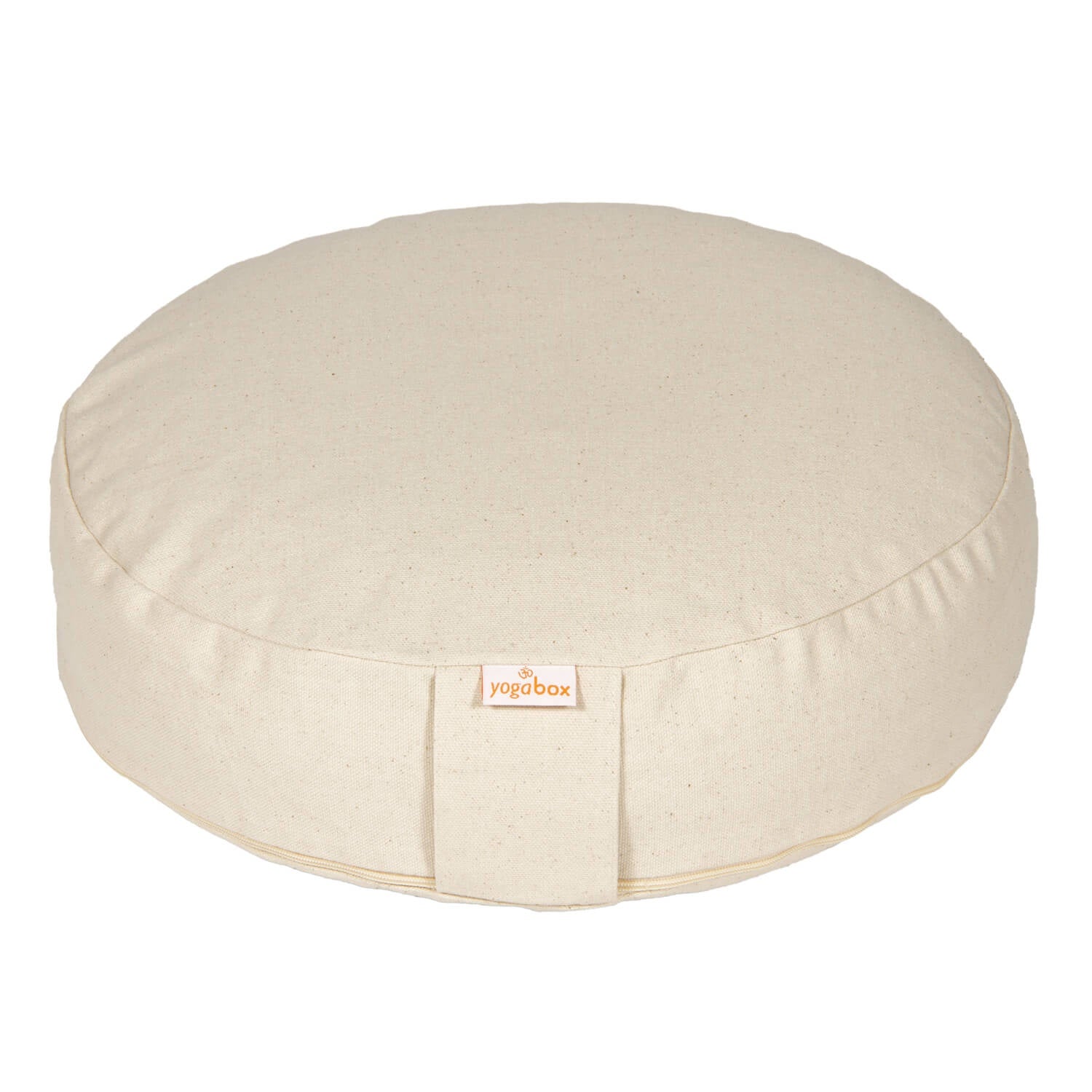 Meditationskissen BASIC extra FLACH natur 35 x 35 x 8 cm Buchweizenschalen