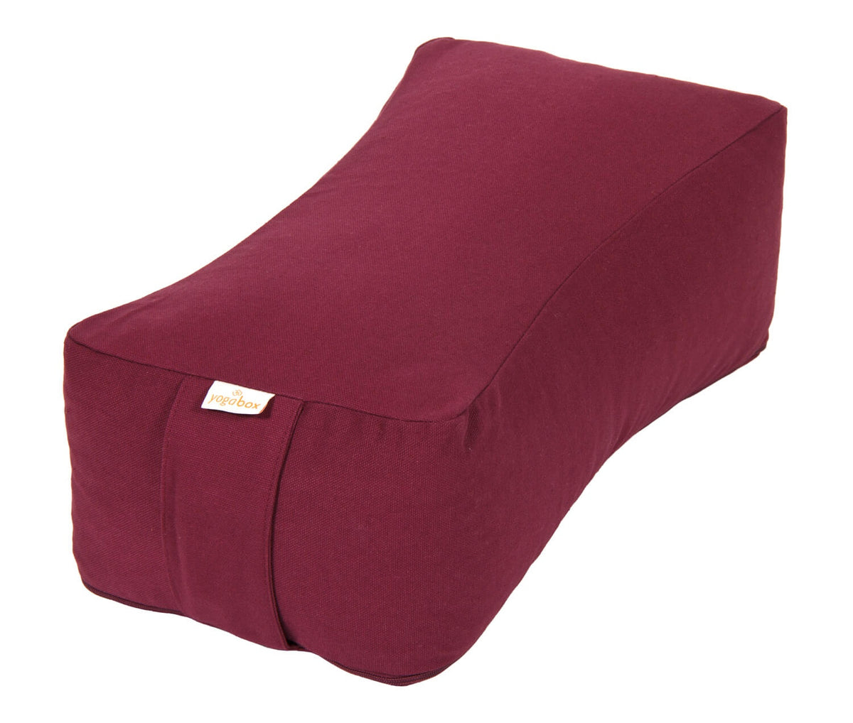 Meditationskissen SQUARE aubergine 38 x 20 x 13 cm Buchweizenschalen