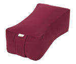 Meditationskissen SQUARE aubergine 38 x 20 x 13 cm Buchweizenschalen