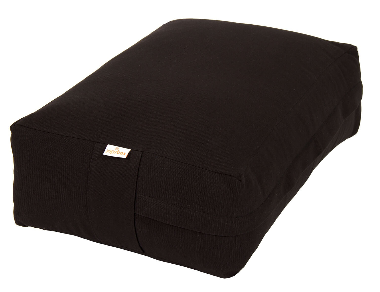 VIPASSANA Kissen XL schwarz 45 x 33 x 14 cm Buchweizenschalen