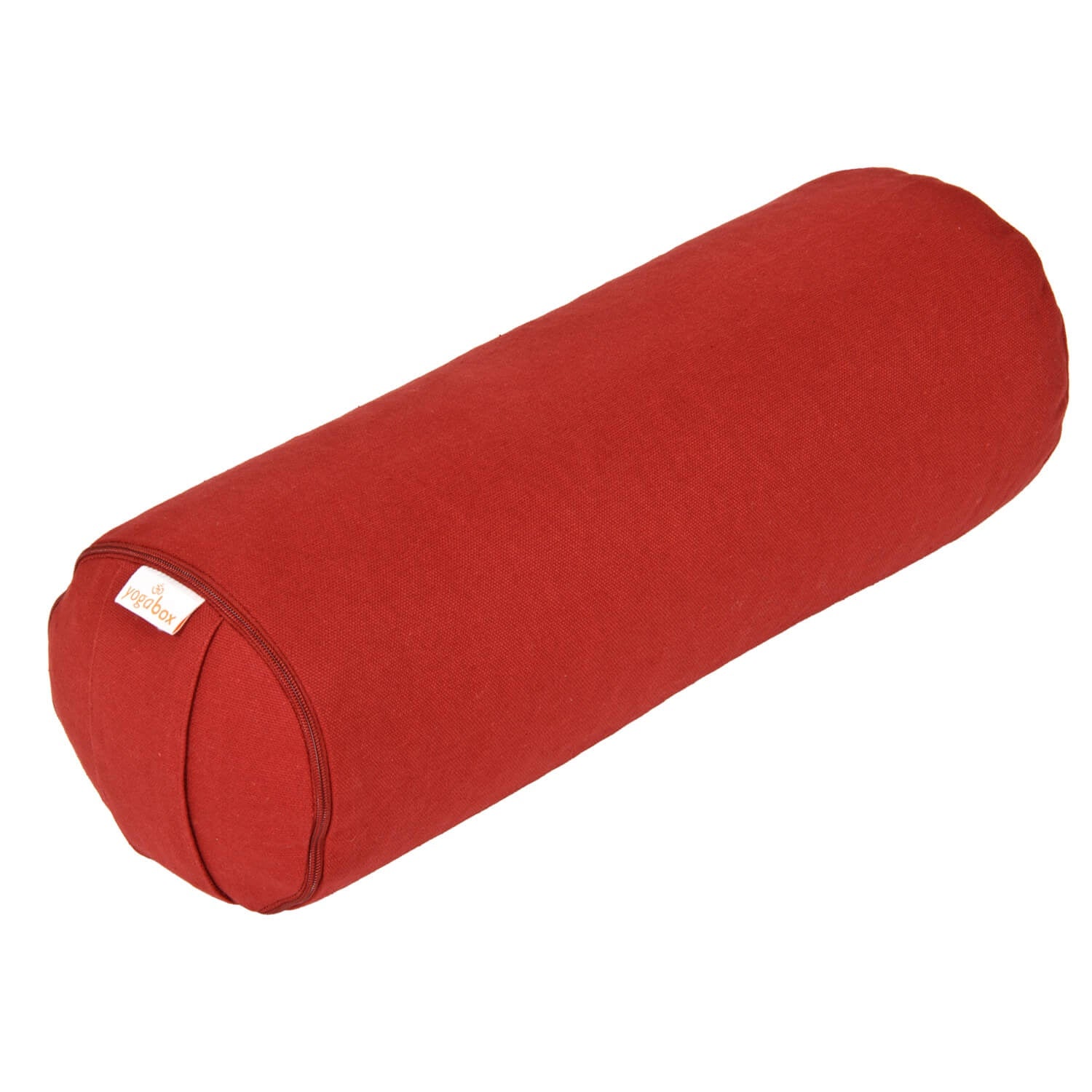 Yoga MINI BOLSTER / Nackenrolle BASIC bordeaux 38 x 15 x 15 cm Buchweizenschalen