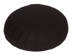 Meditationskissen / Yogakissen Zafu BASIC mit ZIP schwarz 31 x 31 x 15 cm Buchweizenschalen