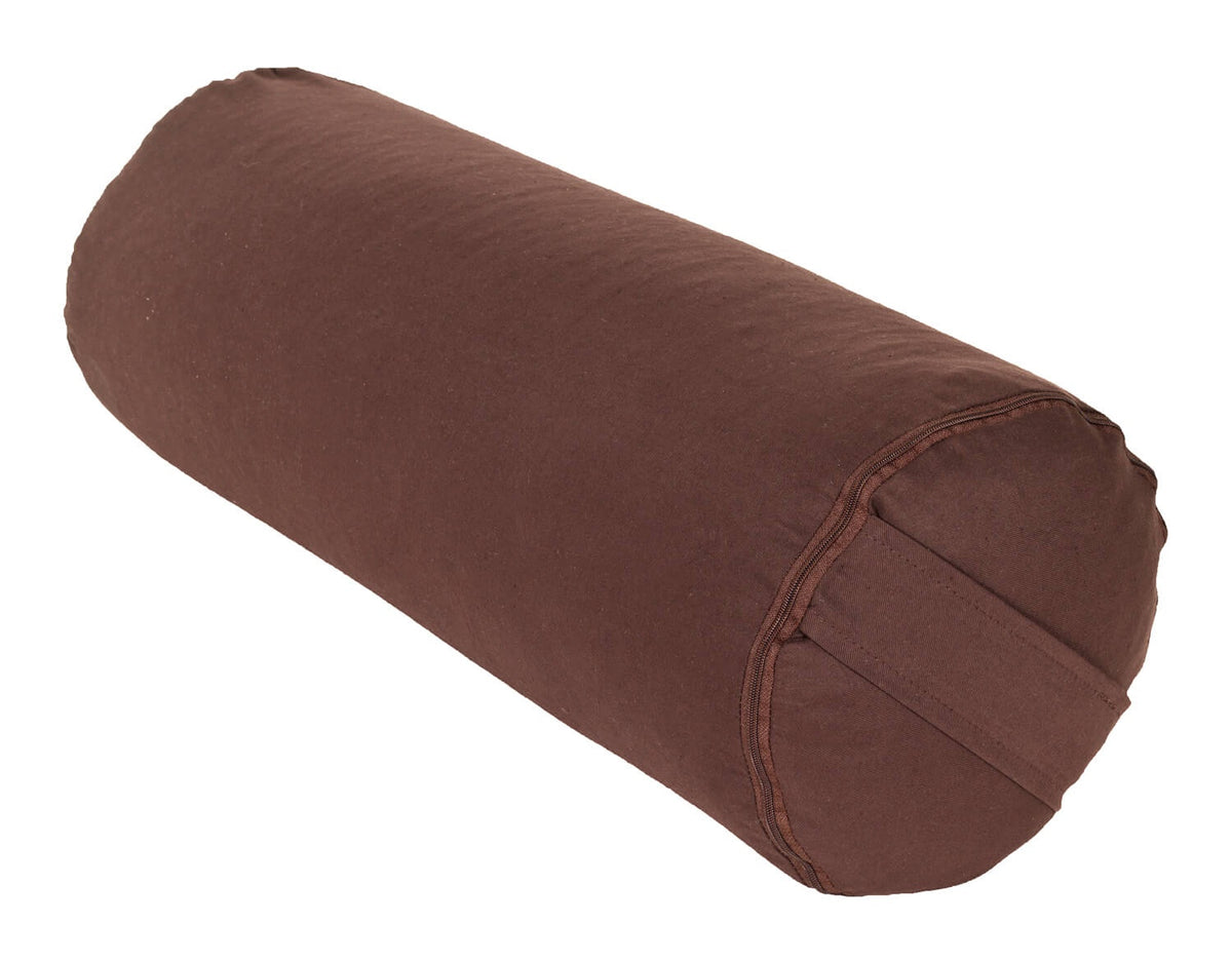 Yoga und Pilates Bolster / Yogarolle D - regional hergestellt braun 65 x 22 x 22 cm Buchweizenschalen
