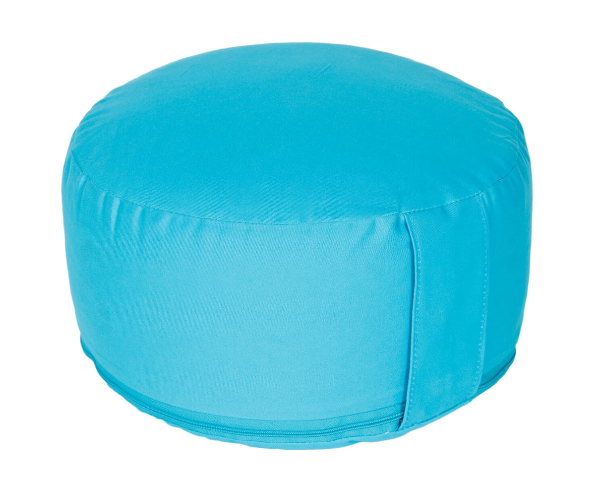 Yogakissen Glückssitz® Classic D - regional hergestellt aqua 30 x 30 x 13 cm Buchweizenschalen