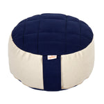 Meditationskissen BASIC Premium dunkelblau / natur 30 x 30 x 13 cm Buchweizenschalen